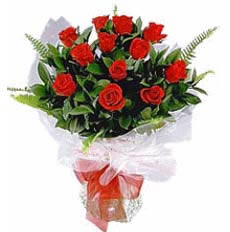12 pc fresh red rose bunch 12 pc fresh red rose bunch
